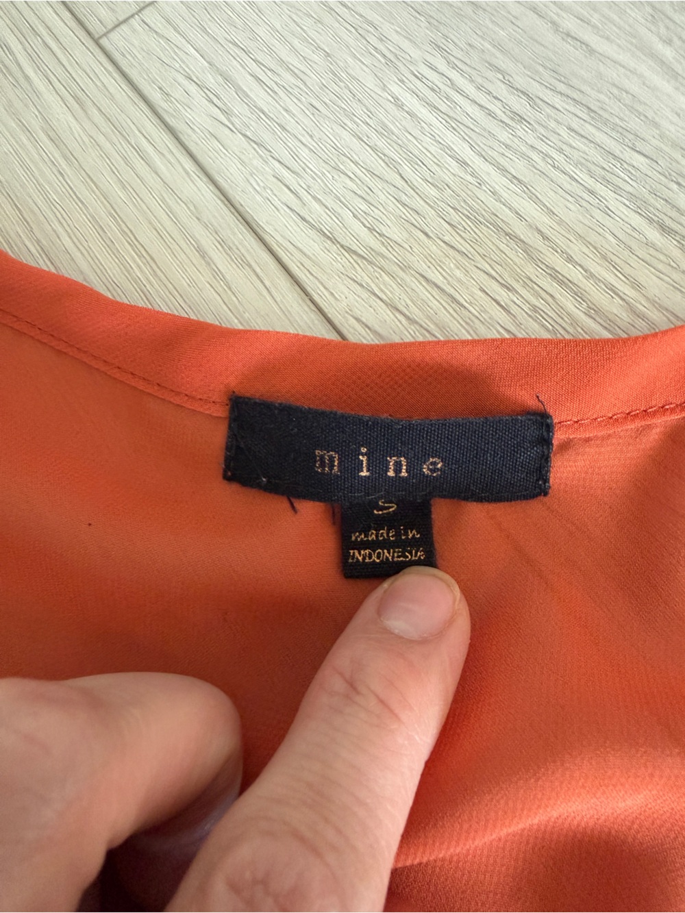 Rust Ruffle Tie-Front Blouse - Picture 4 of 5